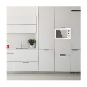 Microonde da incasso con piatto GrandHeat 2590 Built-In White Cecotec