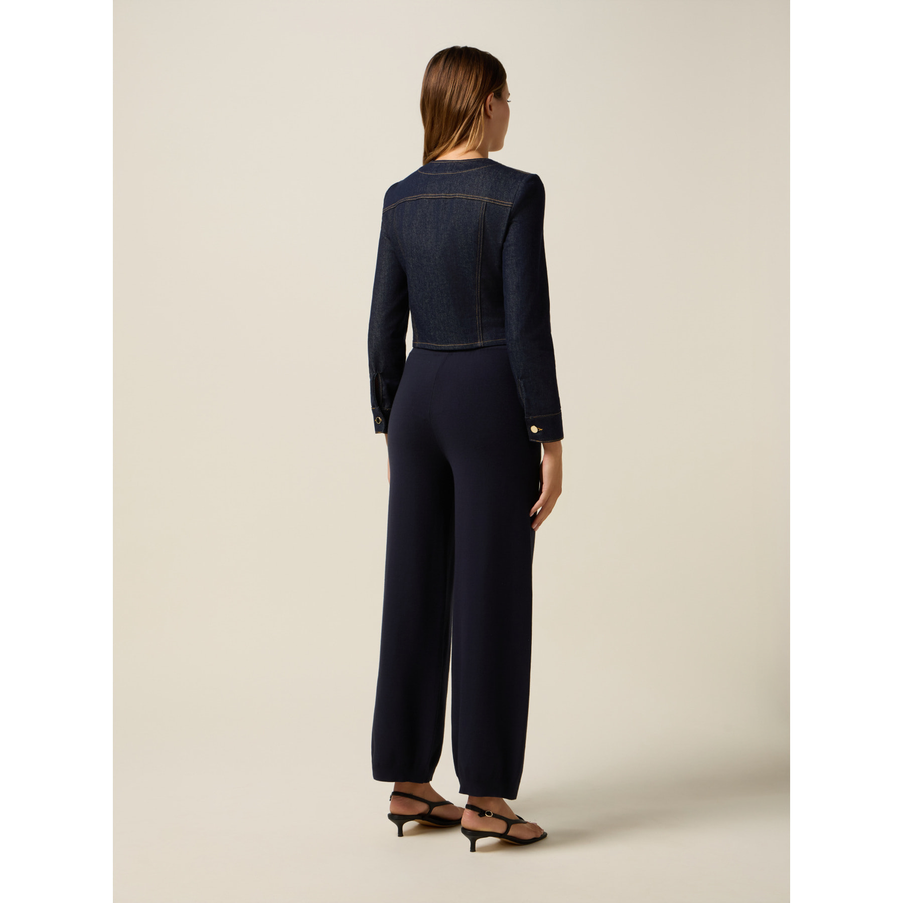 Oltre - Chaqueta de mezclilla - Azul