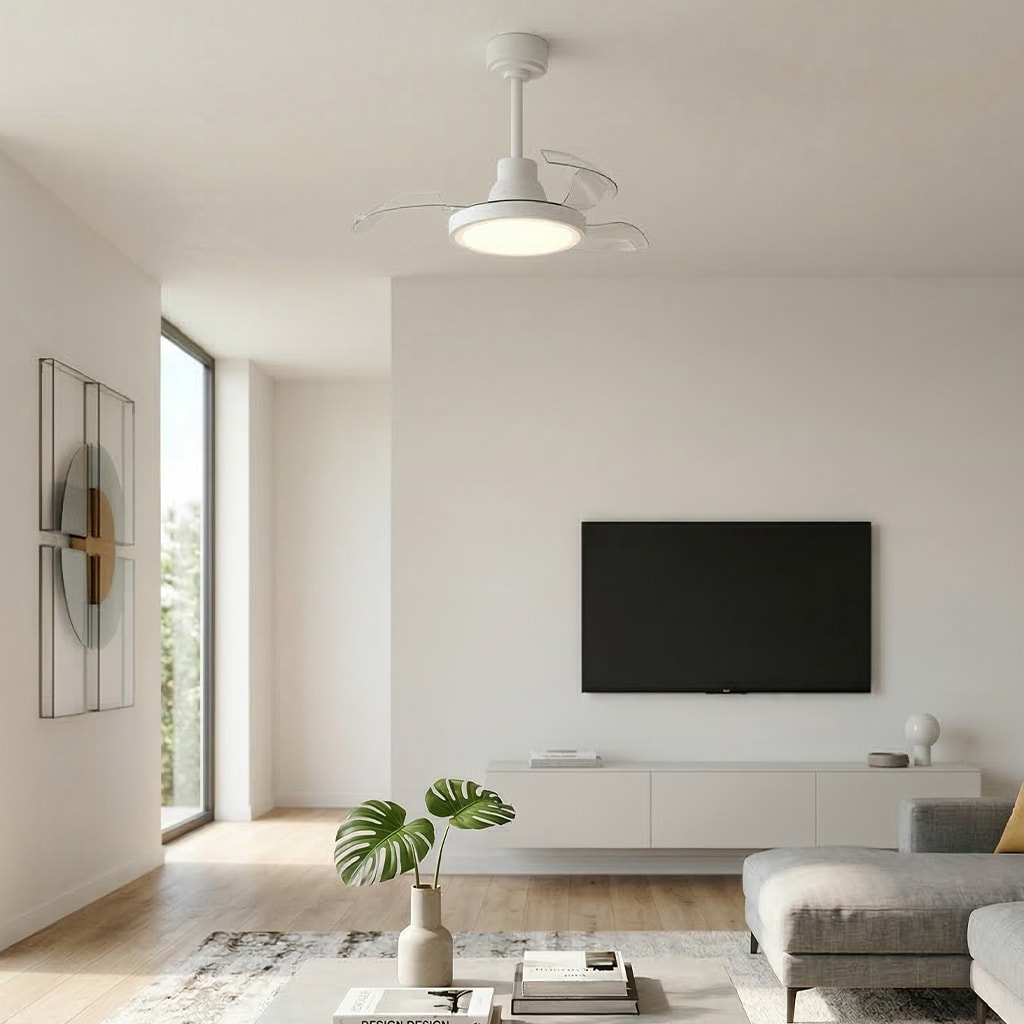 Ventilateur Plafond LED BRYSEA D63CM Bla