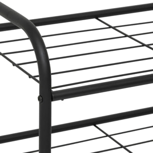 Range-chaussures 6 paires Metty noir