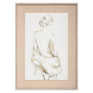 Toile imprimée "Portrait" encadrée 73x53 cm