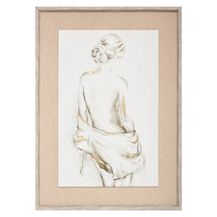 Toile imprimée "Portrait" encadrée 73x53 cm