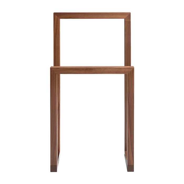 Galán de noche Angel Cerdá en madera maciza de nogal 48x25x90cm