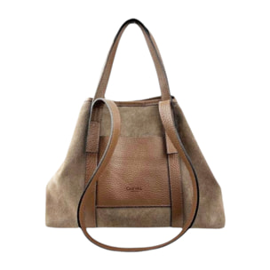 Borsa a mano Cheval Firenze Formentera Mini F/W Taupe Scuro