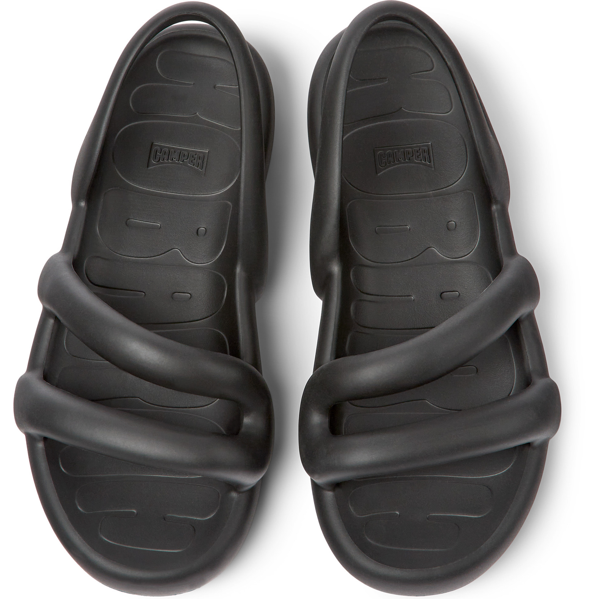 Sandalias - CAMPER Kobarah Flat - Negro - Sintético