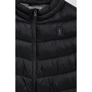 Gilet ultraleggero Chase nero con toppa Rigby Go