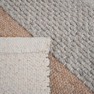 Tapis kilim tissé à la main avec un beau dégradé de couleurs