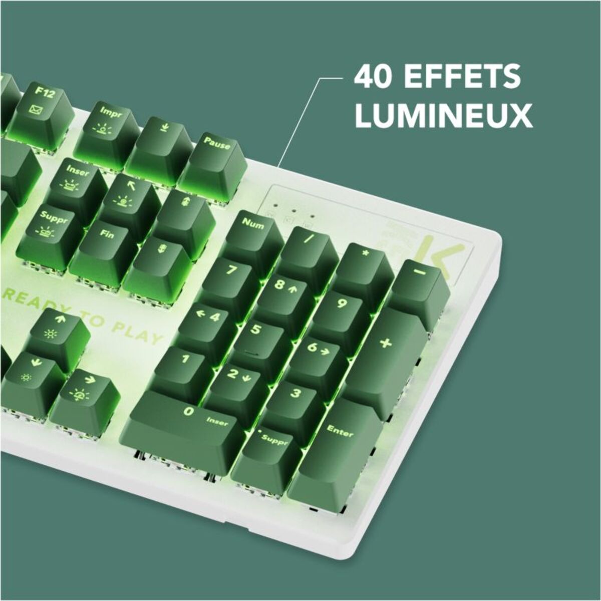 Clavier gamer SKILLKORP K5 VERT Access