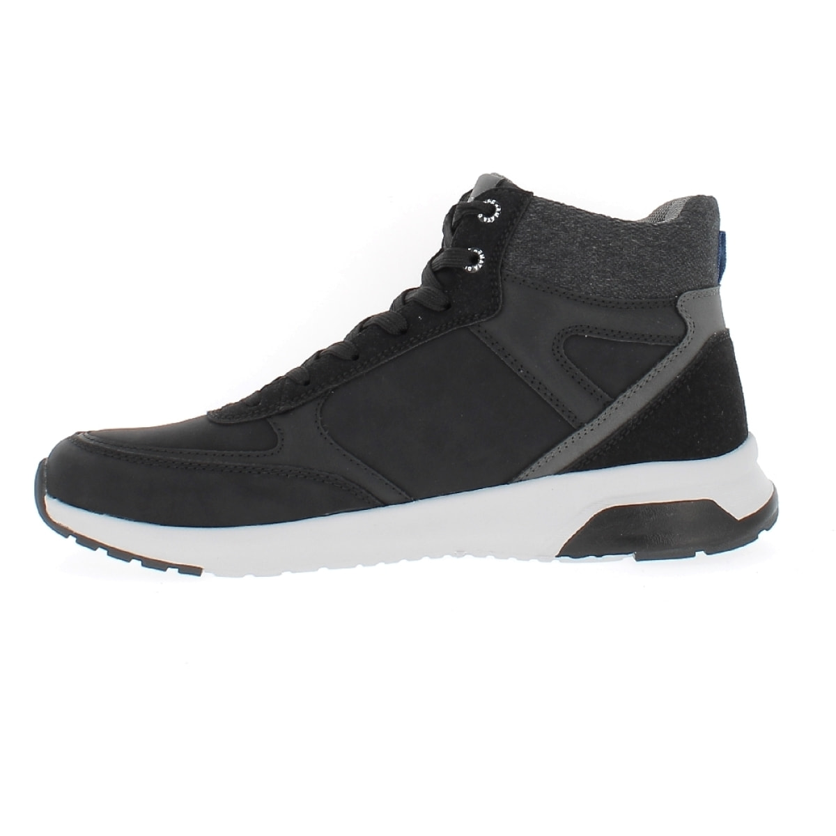 Armata di Mare Scarpe Uomo Stivaletti Casual Stringati con Soletta Rimovibile in Memory Foam AMU W23N417 Black