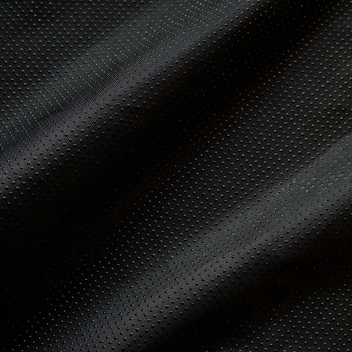 Tissu antidérapant motif pois en relief - Noir