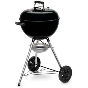 Barbecue charbon WEBER Original Kettle E-4710 Charcoal Grill black sur pieds 47 cm