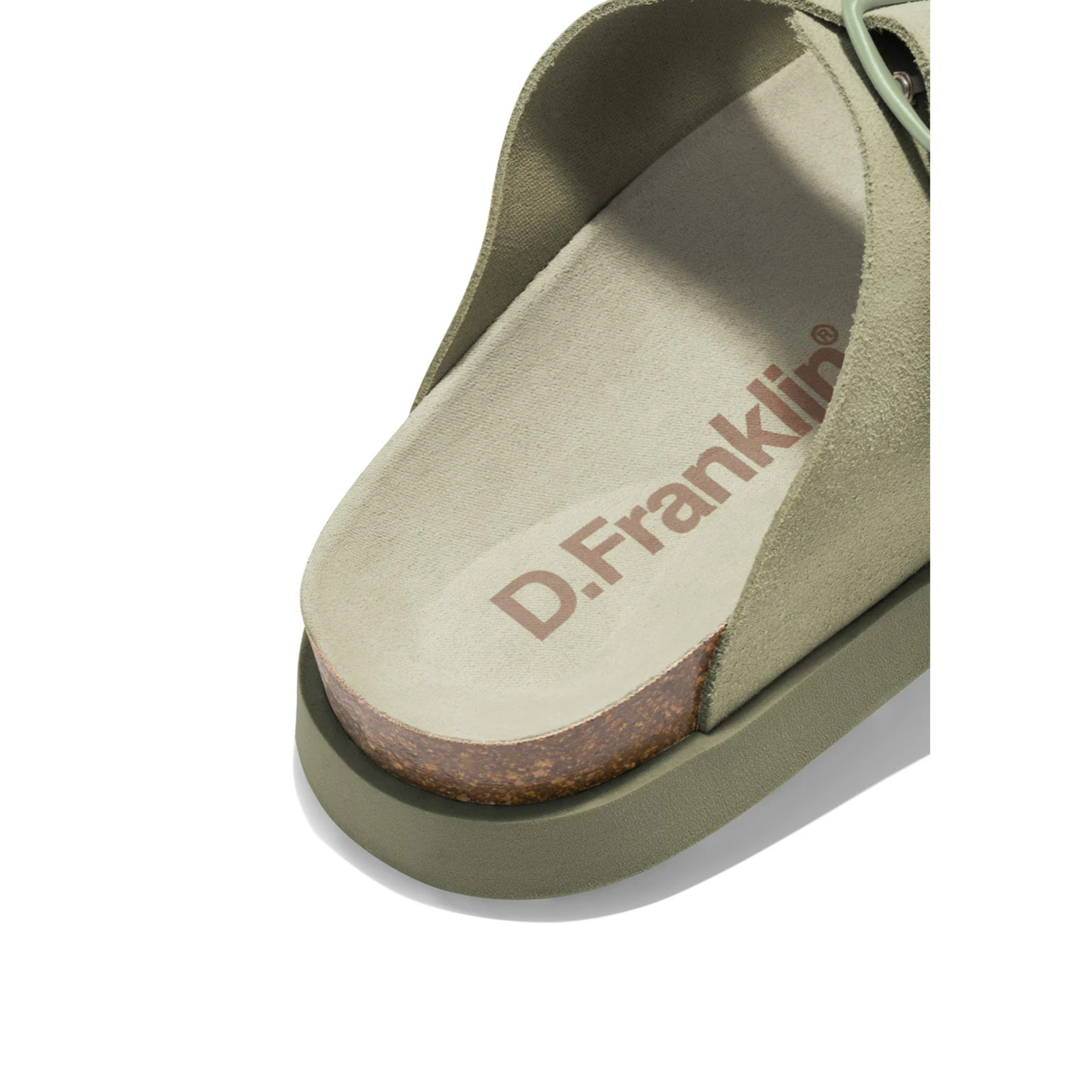 Sandalias Vibe Mujer Cierre Hebilla Color Caqui