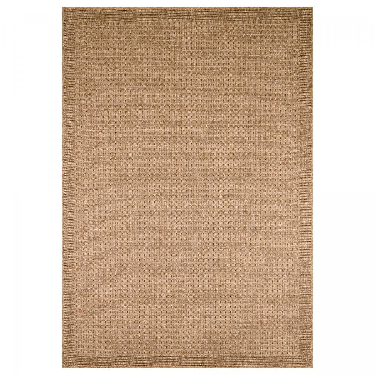 Tapis extérieur tissé kilim rond GOVI