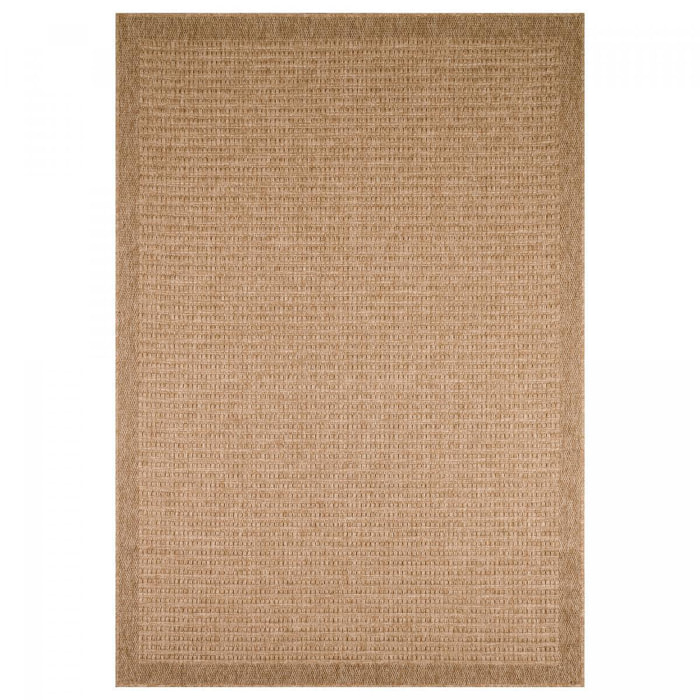 Tapis extérieur tissé kilim rond GOVI