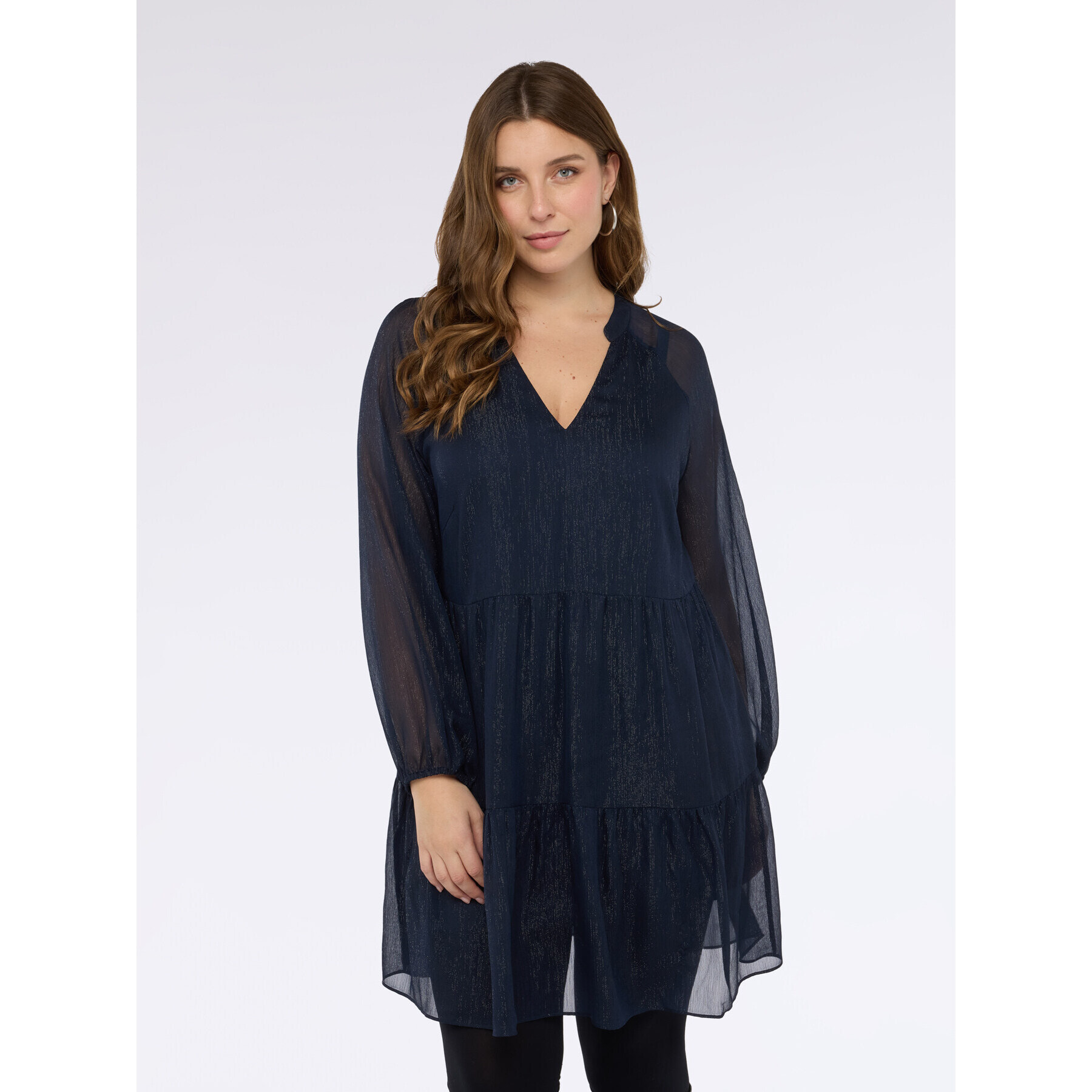 Fiorella Rubino - Vestito SMILE in lurex - Blu