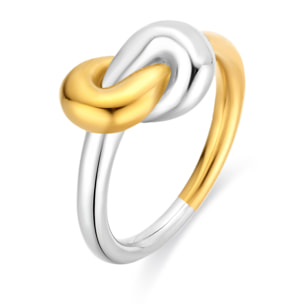 Anillo Mahter acabado oro 18k y plata