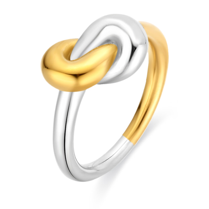 Anillo Mahter acabado oro 18k y plata