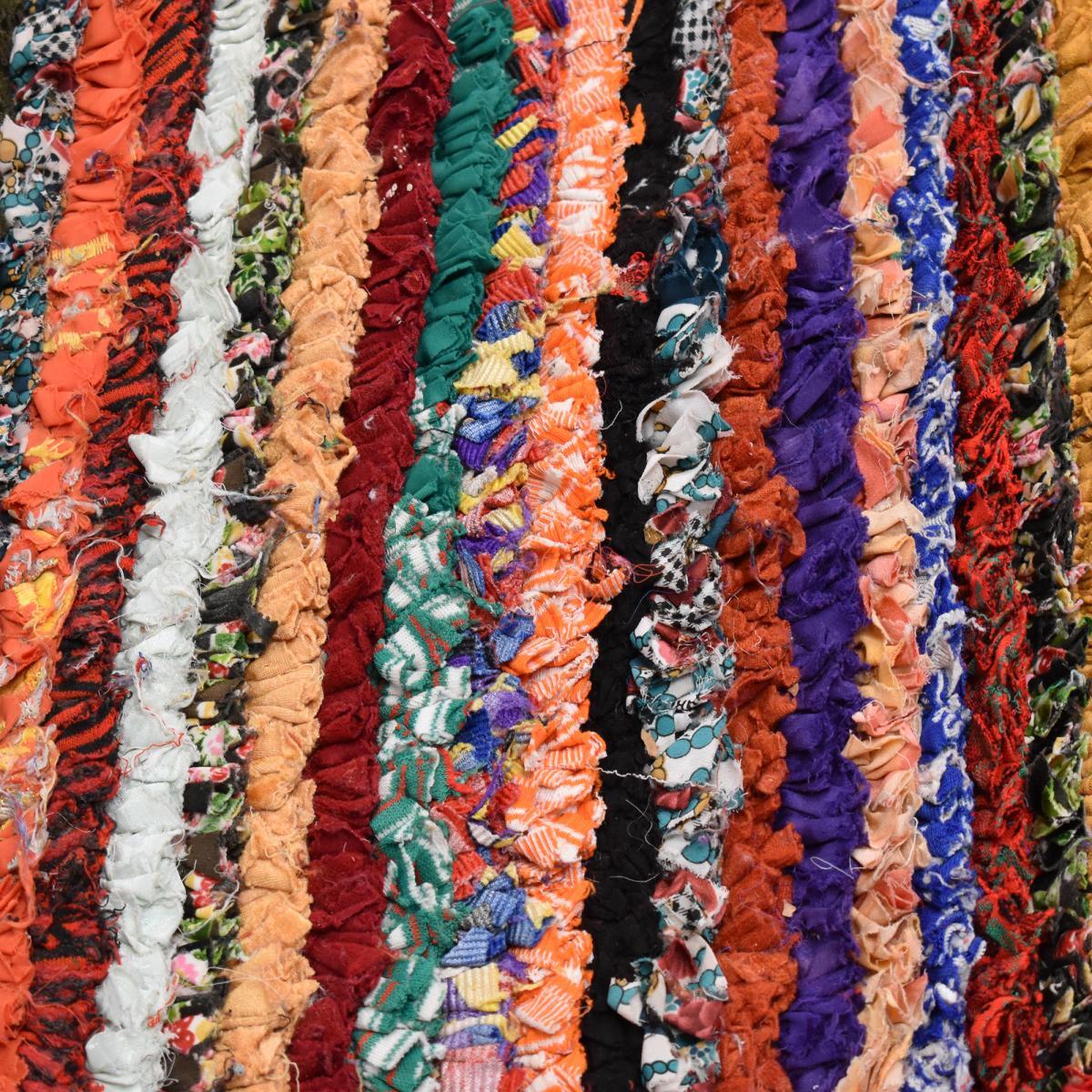 Authentique tapis Berbère Becharouite, entièrement noué main au Maroc