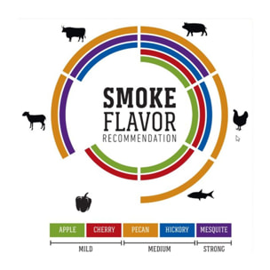 Bois de fumage WEBER de bois de fumage spécial Poisson 700grs