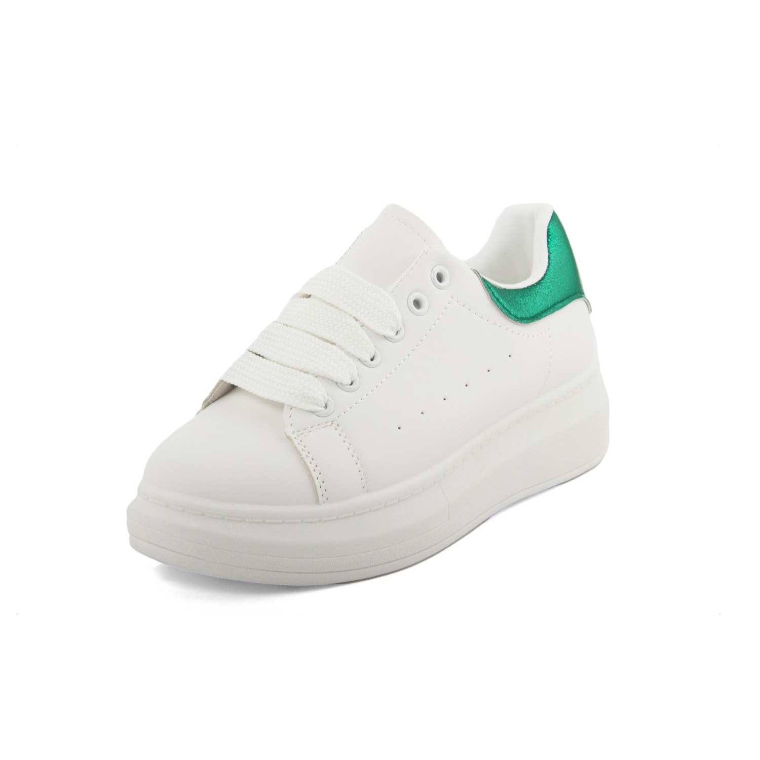 Sneakers Donna colore Verde-Altezza tacco:3,5cm