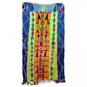 Authentique tapis berbère fait à la main en coton TENA