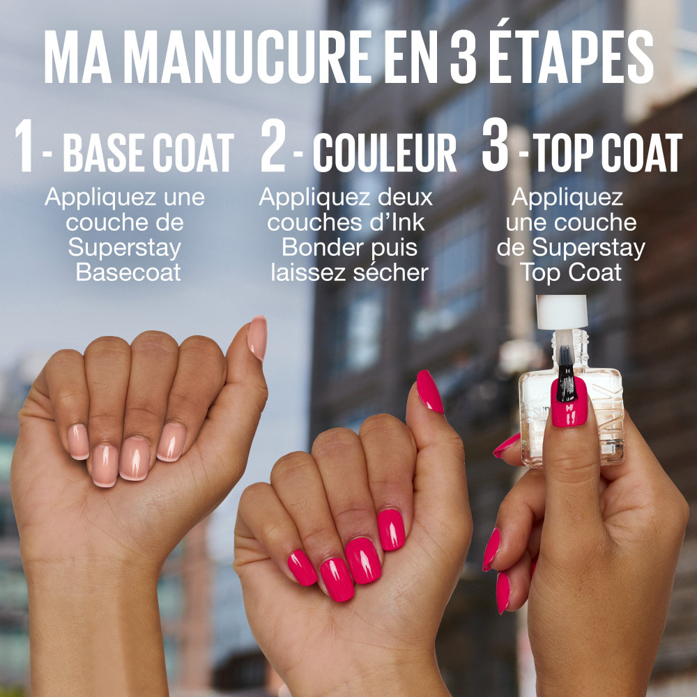 Maybelline New York - Superstay Ink Bonder - Vernis à Ongles - Teinte: 948 PINK TOFFEE