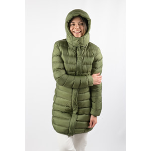 Chaqueta Munich Long Jacket marca ECOON - verde oscuro