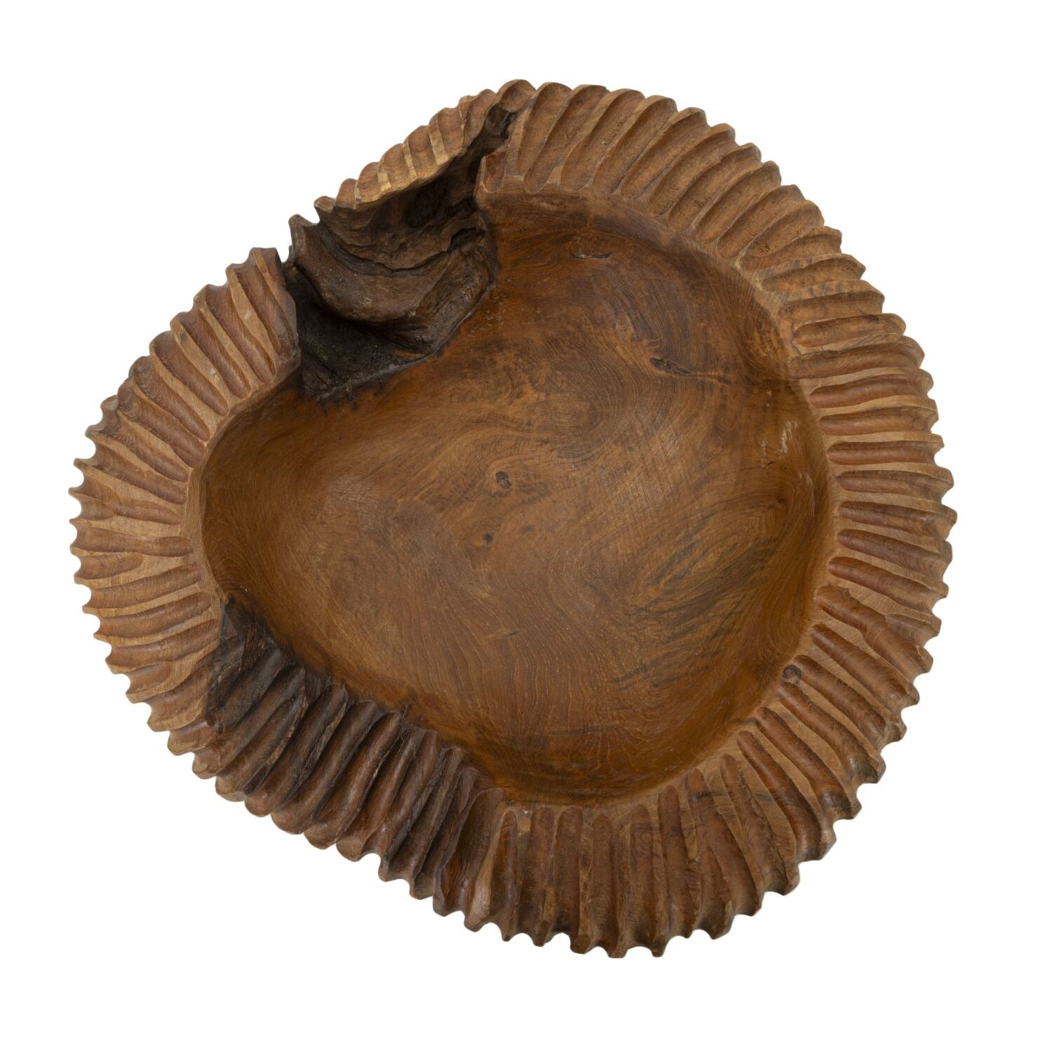 S/TASCHE GARIT IN TEAK RIC. CM 37X40X16 (PEZZI UNICI - NON RIP. IN SERIE)