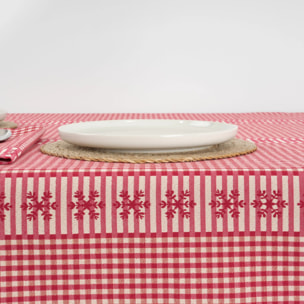Nappe anti-taches réversible jacquard 33739B