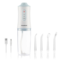 Idropulsore dentale ricaricabile portatile Denter - bianco - ø6x21,3 cm