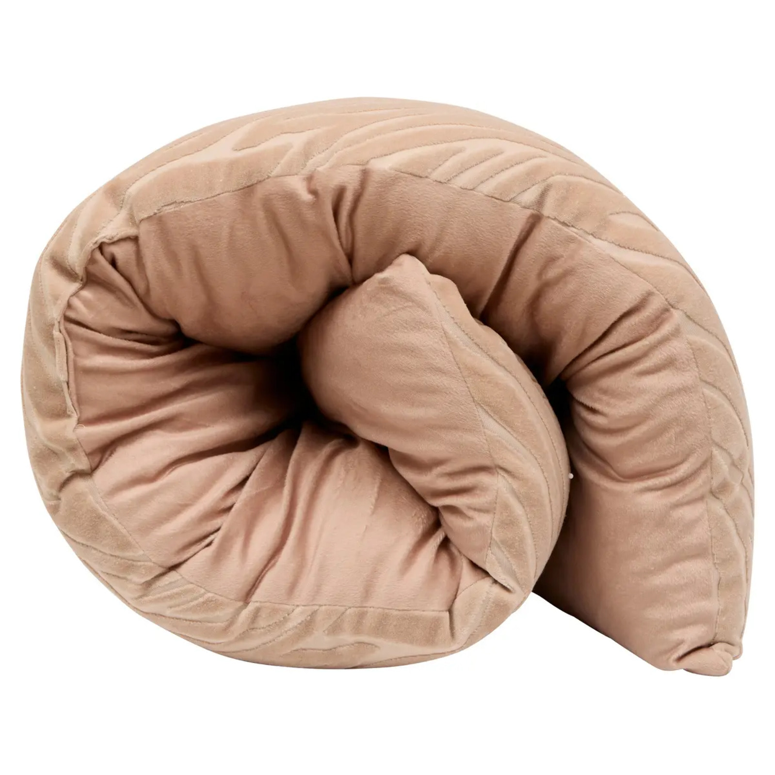 Coussin de sol Tigris beige lin 120x60cm