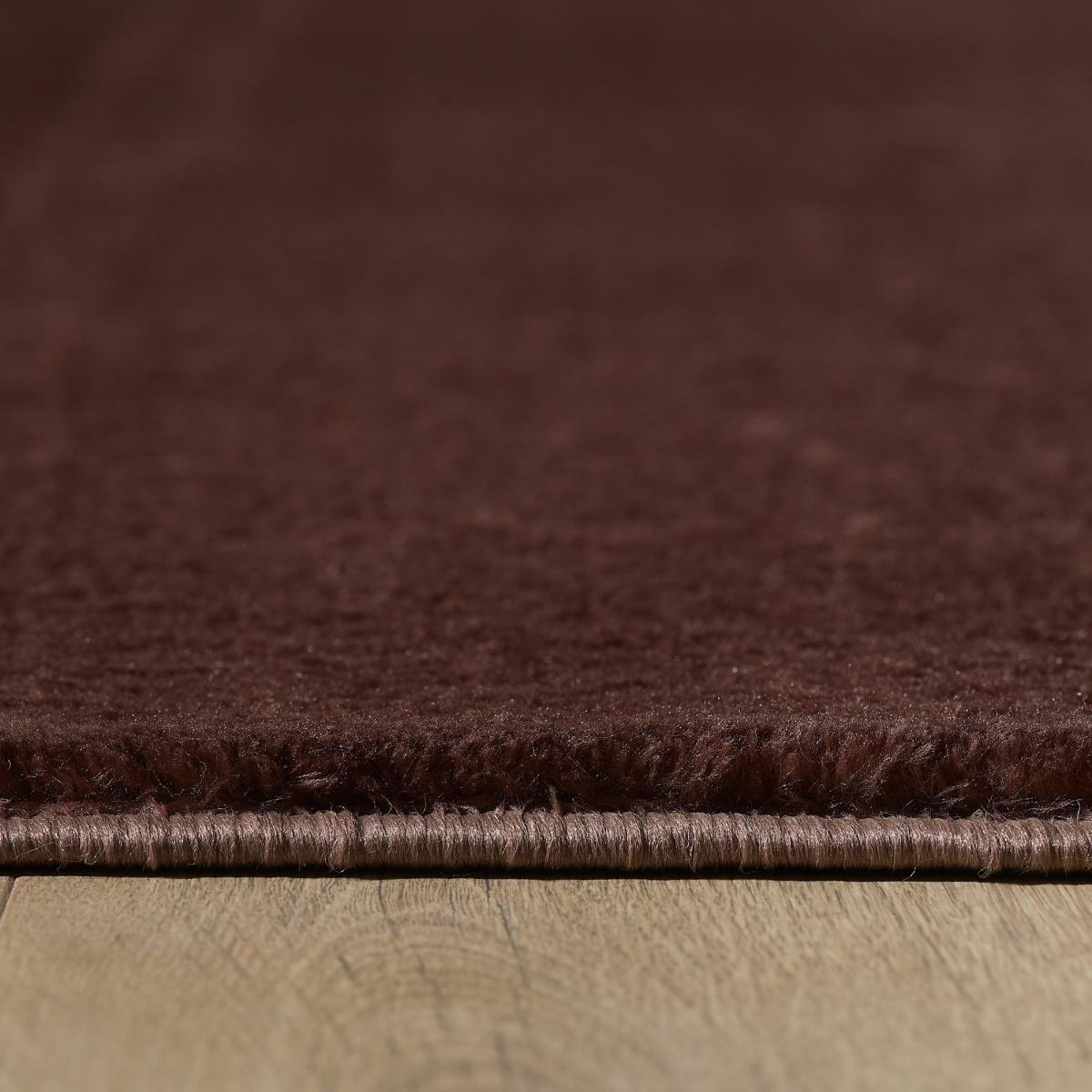 Tapis salon et chambre tissé motif uni HOLA