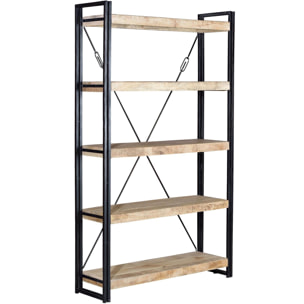 Librería - madera de mango - 120x35x200cm