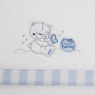Triptico Coche Coralina Mod Honey Bear Bco/Azul