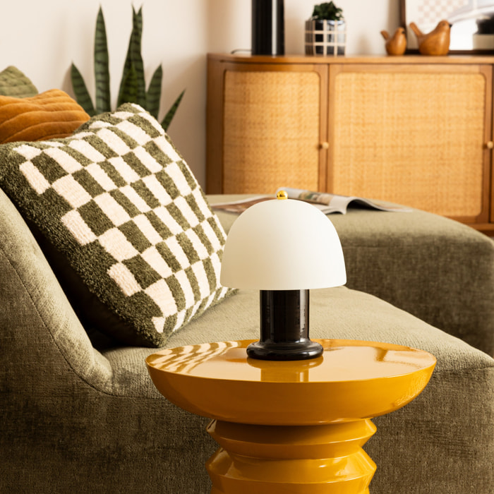 Lampe à poser LED Rick noir H21cm