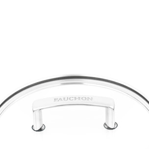 Couvercle 28 cm en verre et en aluminium SIGNATURE