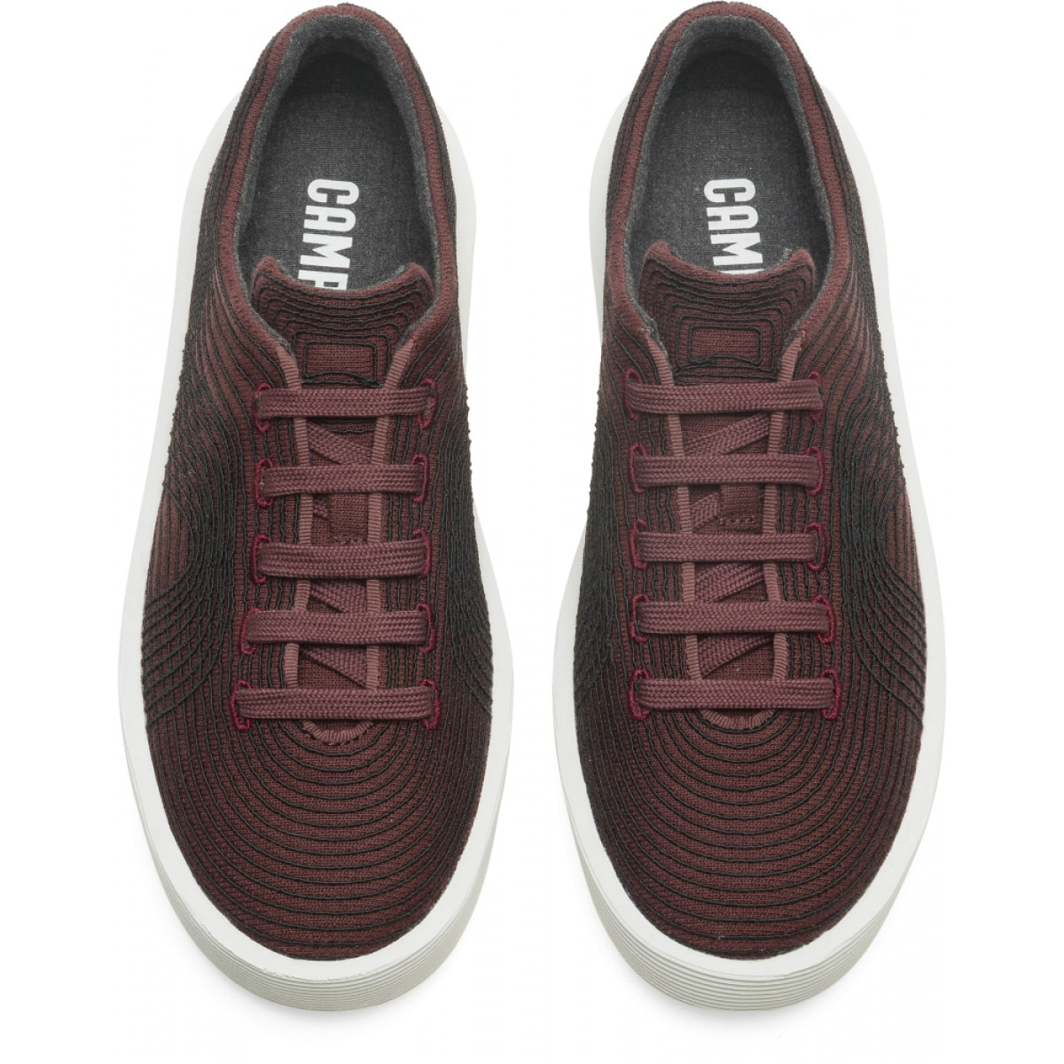 CAMPER Courb - Sneakers Mujer Burdeos