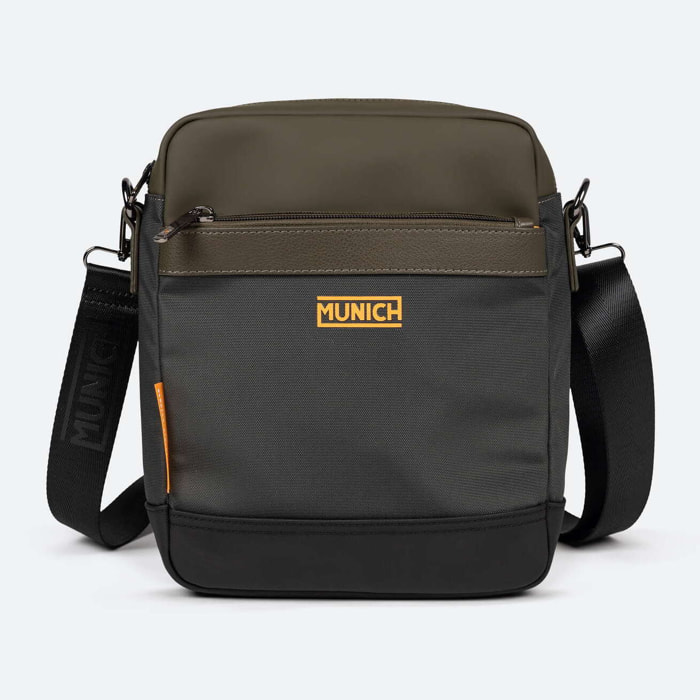 Bandolera Kaki de Alta Resistencia con Bolsillo Frontal JUNGLE CROSSBODY