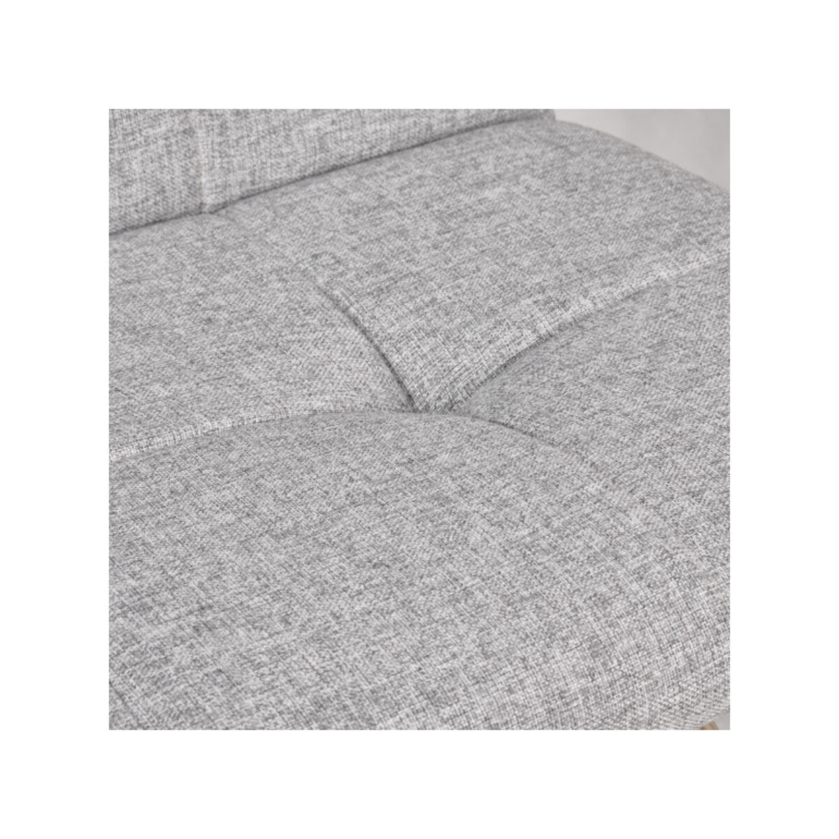 Chaise rotative en tissu & piètement en chêne - 3 coloris - HORTENSE