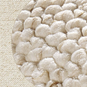 Tapis salon faux uni poils ras, alam, doux et entretien facile