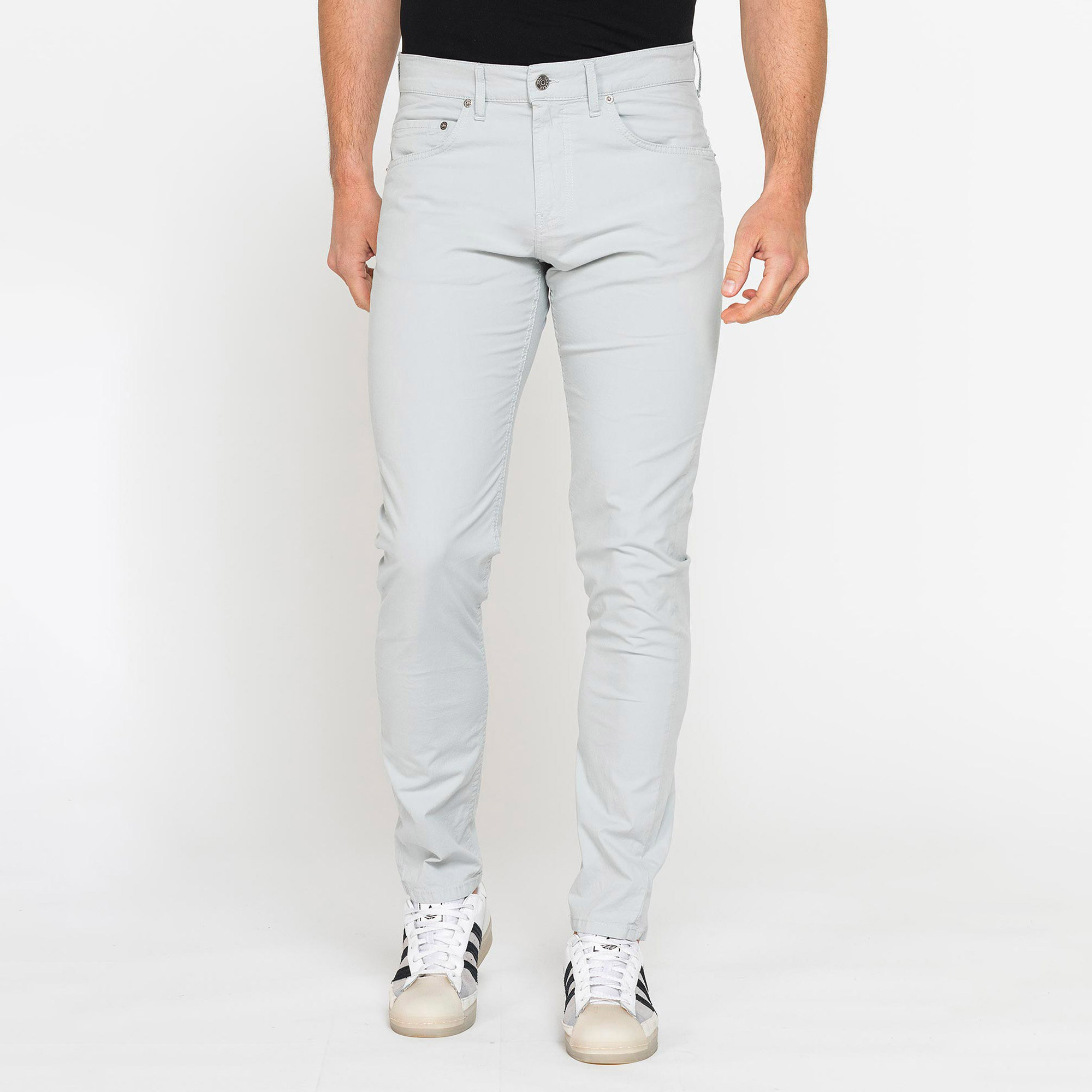 PANTALONE COLORATO DA UOMO IN COTONE STRETCH