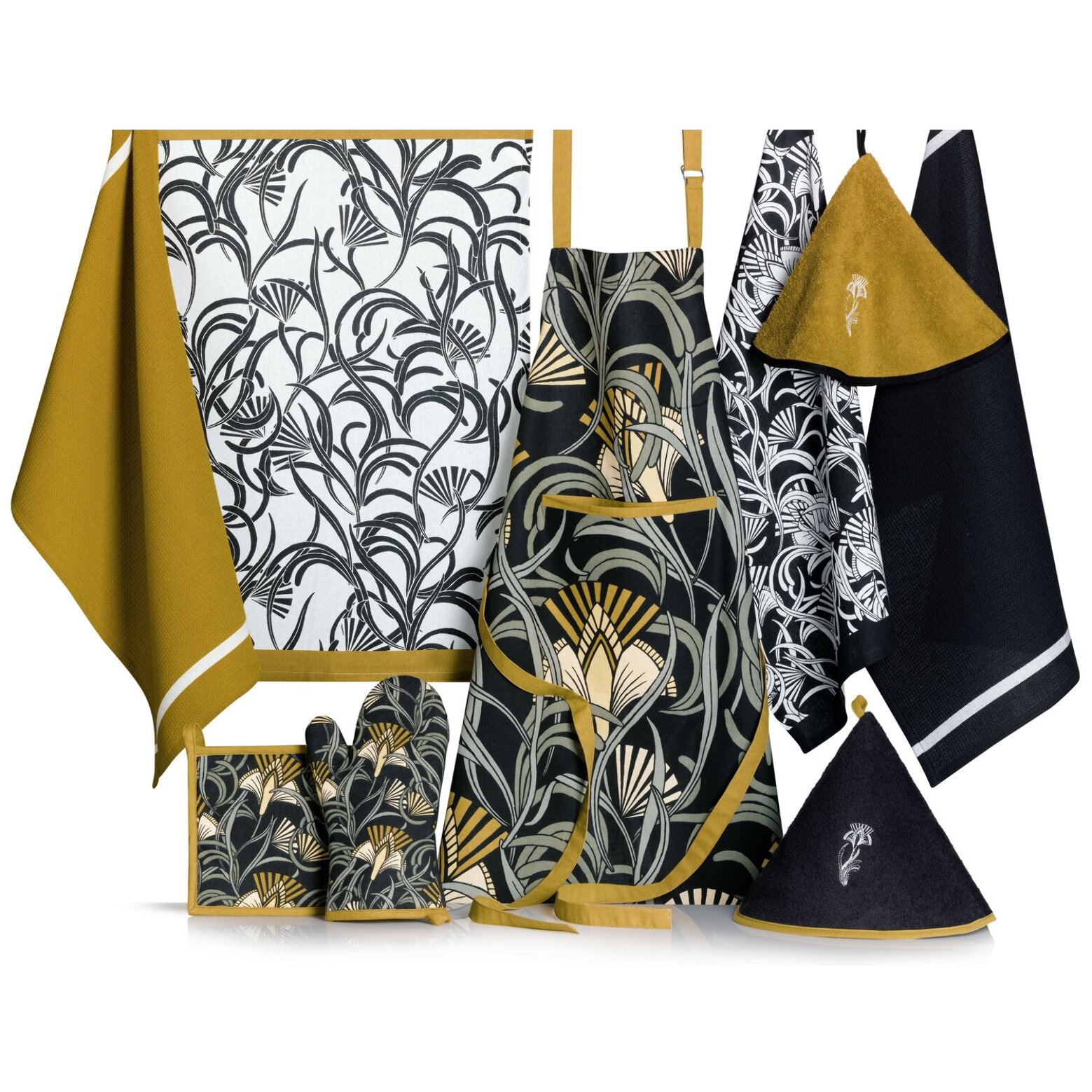 Tablier imprimé 100%coton Liana