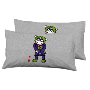 2 Fundas de almohada 50x75 cm JOKER BEE - 100% algodón -