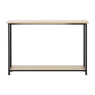 ELIORA Console rectangle 106x35cm chêne