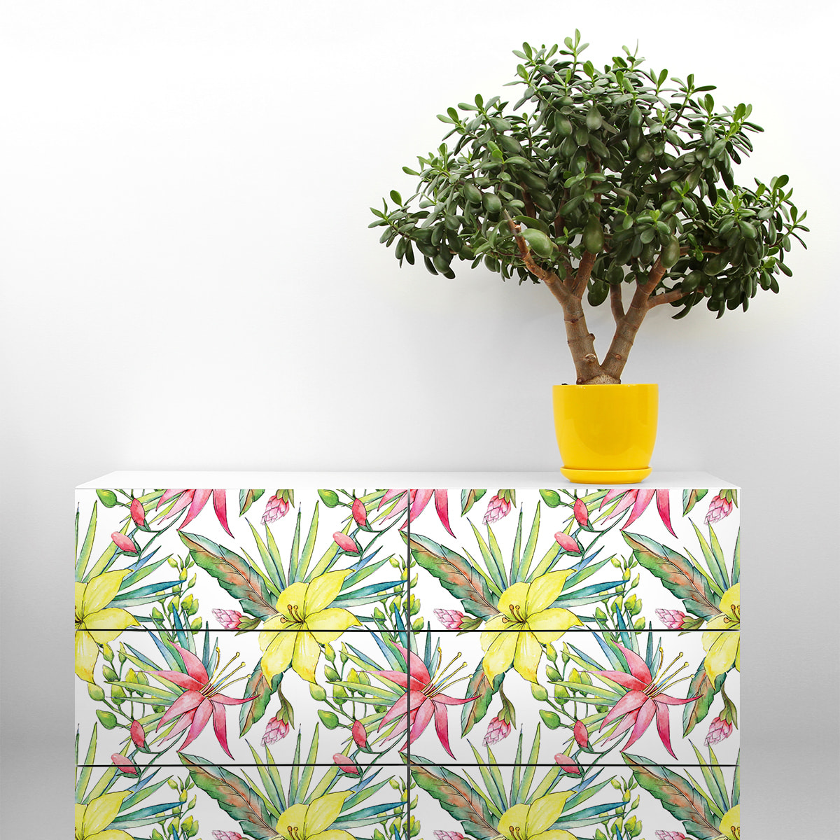 Sticker meuble tropical caballeros 40 x 60 cm