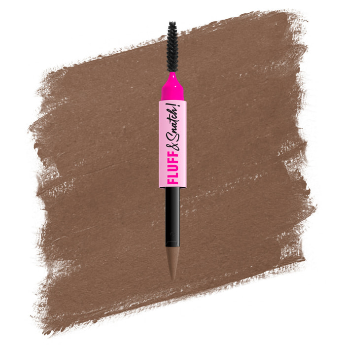 NYX Professional Makeup Fluff & Snatch Crayon Sourcil Précision Effet Poudré TAUPE