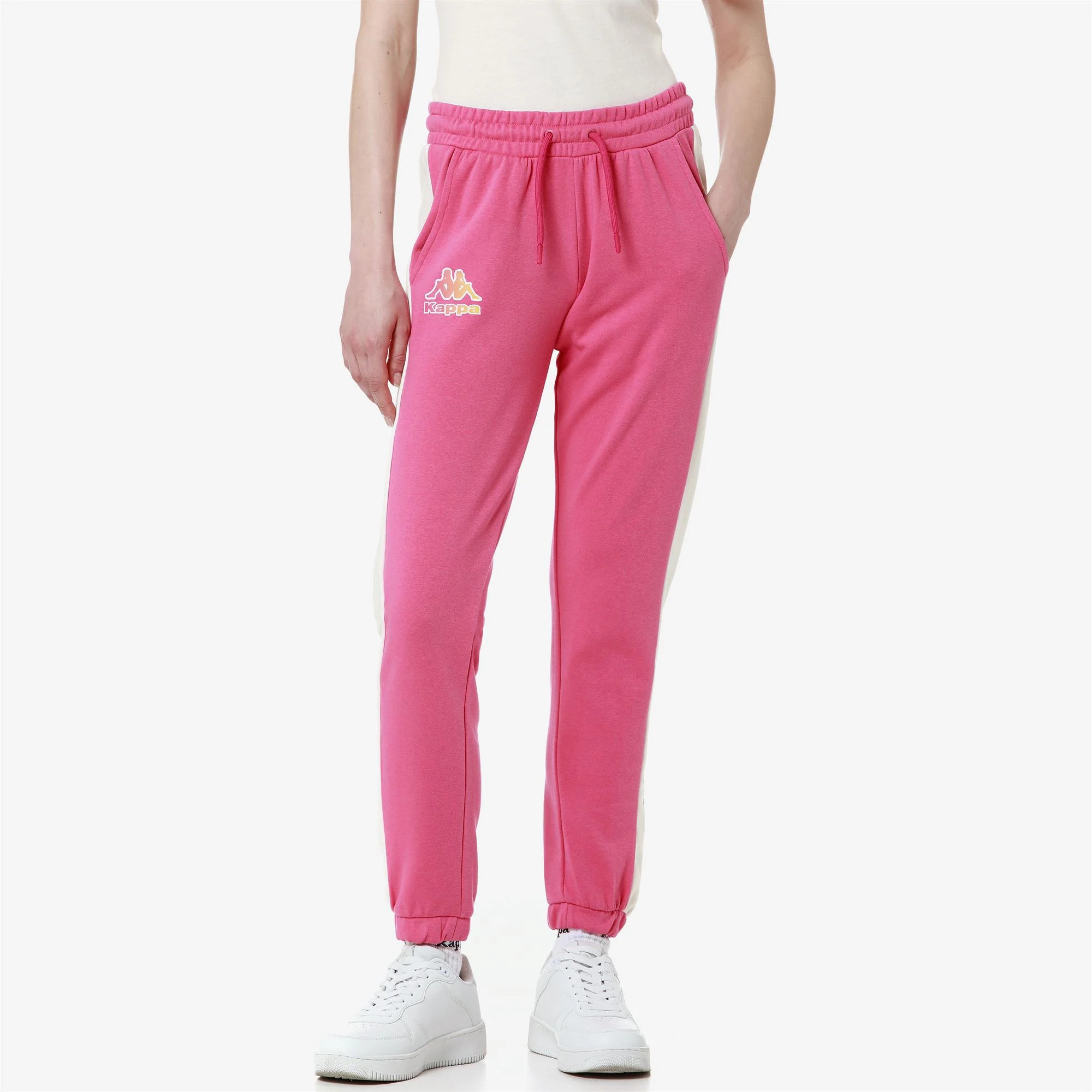 Kappa - Pantalones Mujer Rosa - LOGO FESIA
