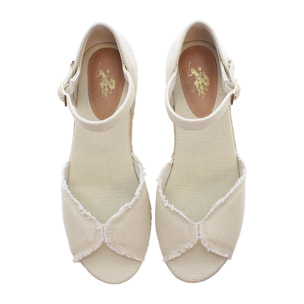 U.S. Polo Assn. - Sandali ALEIDA003W/5T1 in canvas per donna