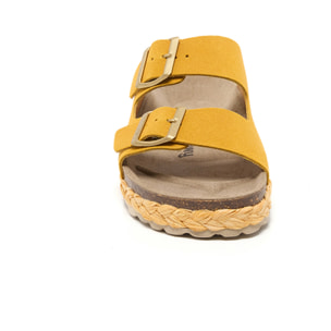 SANDALO CON ZEPPA BILLOWY GIALLO