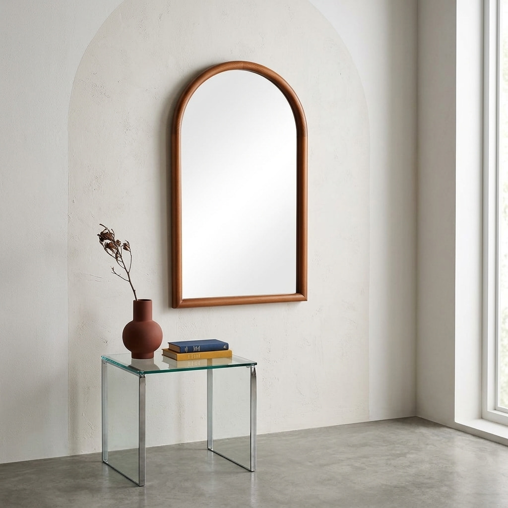 Miroir arche bois de pin  LUKE